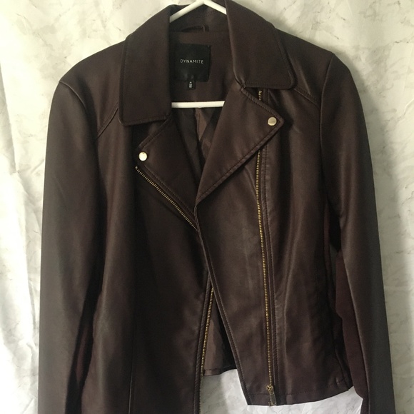 Faux leather jacket - Picture 1 of 2